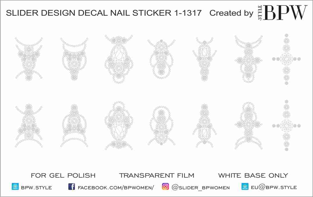 Слайдер-дизайн Трафарет для выкладки страз из каталога Цветные на светлый фон в интернет-магазине BPW.style