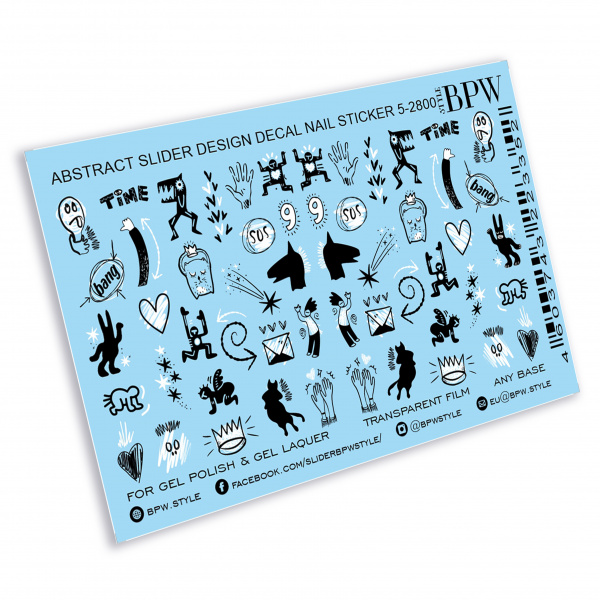 Слайдер-дизайн Abstract kit из каталога Цветные на любой фон в интернет-магазине BPW.style