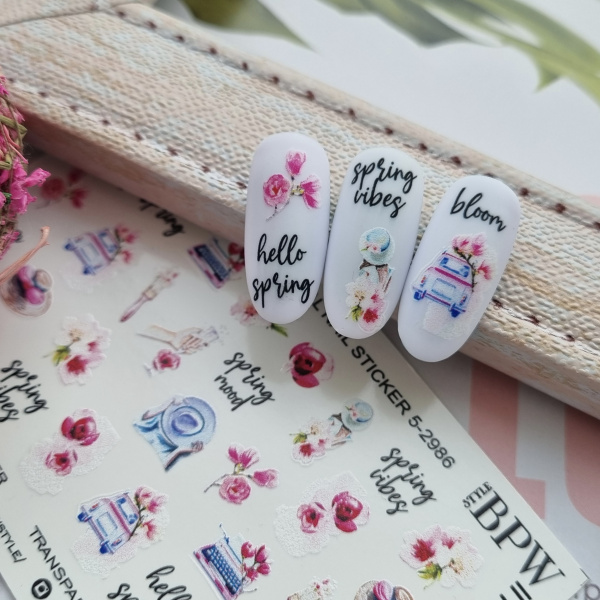 Слайдер-дизайн Spring mood из каталога Цветные на любой фон в интернет-магазине BPW.style