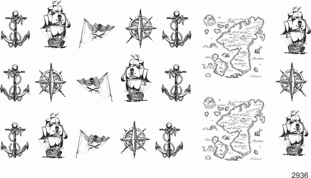 Слайдер-дизайн Морской графика из каталога Цветные на светлый фон в интернет-магазине BPW.style