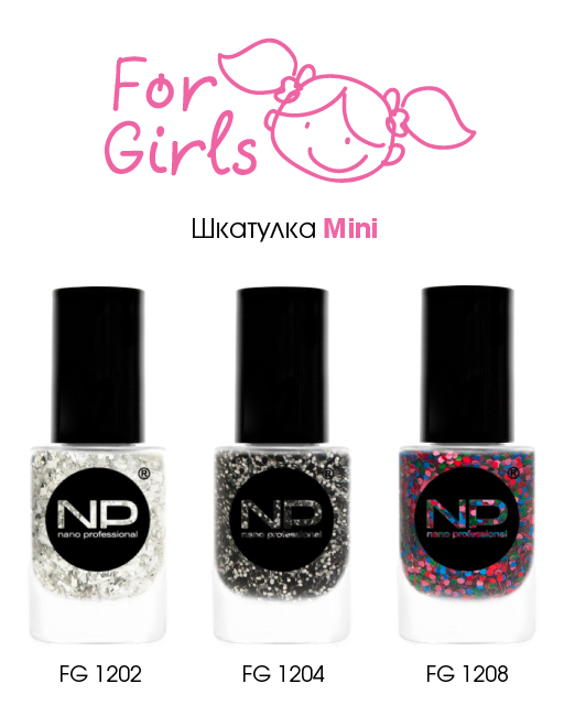 Шкатулка с лаками Mini "Zveri-fun" из каталога Nano Professional в интернет-магазине BPW.style