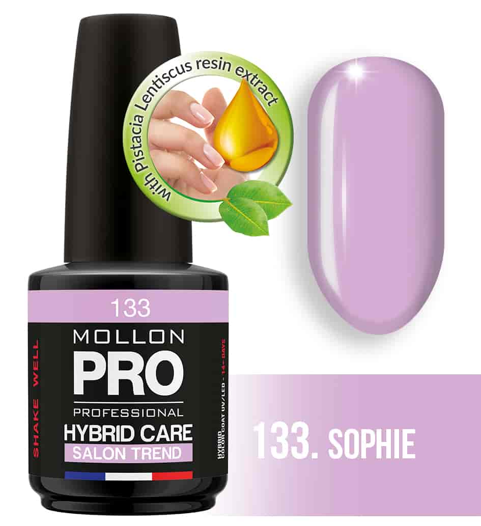 Гель-лак для ногтей HYBRID CARE SALON TREND UV/LED №133 из каталога Гель-лак Mollon Pro в интернет-магазине BPW.style