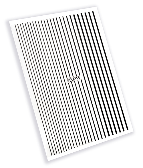 Гибкая силиконовая лента для дизайна ногтей, черный из каталога Гибкая силиконовая лента в интернет-магазине BPW.style