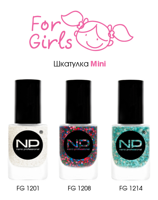 Шкатулка с лаками Mini "Dochki-materi" из каталога Nano Professional в интернет-магазине BPW.style