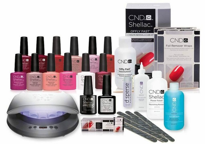Комплектация оригинального гель-лака CND Shellac
