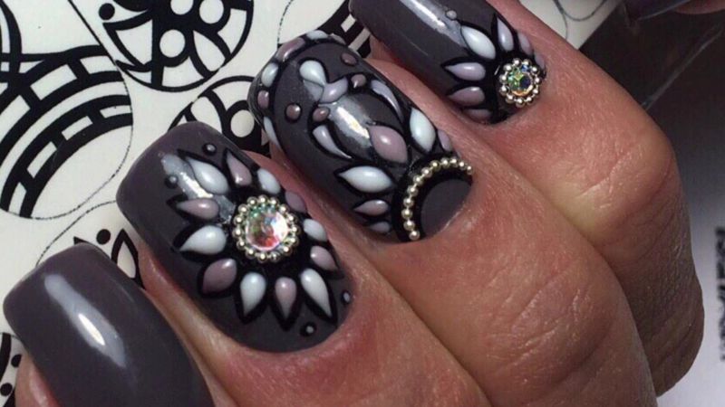 Маникюр Sweet bloom Контур