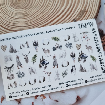 Слайдер-дизайн Winter mood из каталога Цветные на любой фон, в интернет-магазине BPW.style