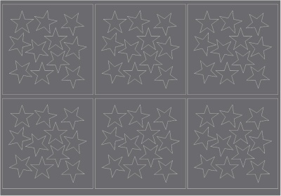 Трафареты для аэрографии Звезды из каталога Для аэрографии, в интернет-магазине BPW.style