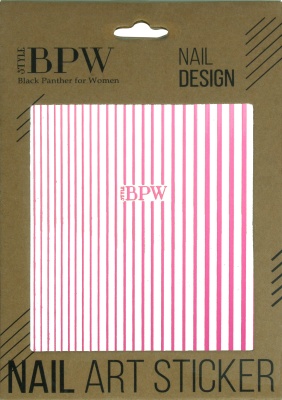 Гибкая силиконовая лента для дизайна ногтей, неон розовый из каталога Гибкая силиконовая лента, в интернет-магазине BPW.style