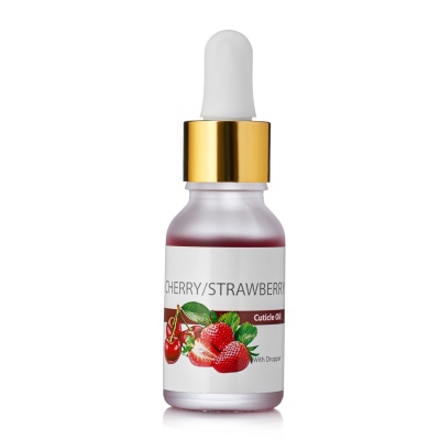 Масло с пипеткой Cherry/Strawberry («Вишня/Клубника») 15 ml из каталога Препараты для ногтей, в интернет-магазине BPW.style