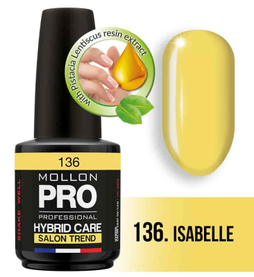 Гель-лак для ногтей HYBRID CARE SALON TREND UV/LED №136 из каталога Гель-лак Mollon Pro, в интернет-магазине BPW.style