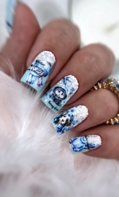 Слайдер-дизайн Winter Fashion из каталога Цветные на любой фон, в интернет-магазине BPW.style