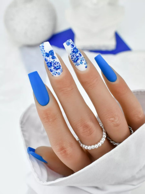 Слайдер Mezze набор Гжель из каталога Слайдеры MEZZE Наборы 8 шт, в интернет-магазине BPW.style