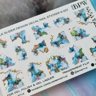Слайдер-дизайн SPARKLE Marble морской из каталога Слайдеры SPARKLE, в интернет-магазине BPW.style