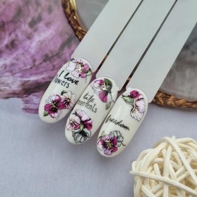 Слайдер-дизайн SPARKLE I love flowers из каталога Слайдеры SPARKLE, в интернет-магазине BPW.style