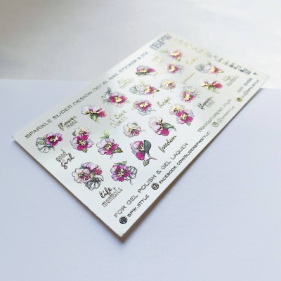 Слайдер-дизайн SPARKLE I love flowers из каталога Слайдеры SPARKLE, в интернет-магазине BPW.style