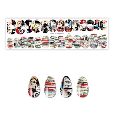 Термопленка Scraps of Magazines из каталога Пленка BPW, в интернет-магазине BPW.style