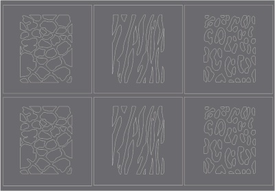 Трафареты для аэрографии Шкурки животных из каталога Для аэрографии, в интернет-магазине BPW.style