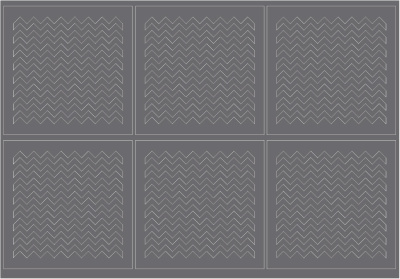 Трафареты для ногтей Zigzag из каталога Для аэрографии, в интернет-магазине BPW.style