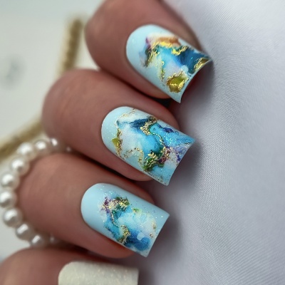 Слайдер-дизайн SPARKLE Marble морской из каталога Слайдеры SPARKLE, в интернет-магазине BPW.style