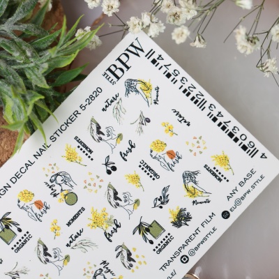 Слайдер-дизайн Nature moments из каталога Цветные на любой фон, в интернет-магазине BPW.style