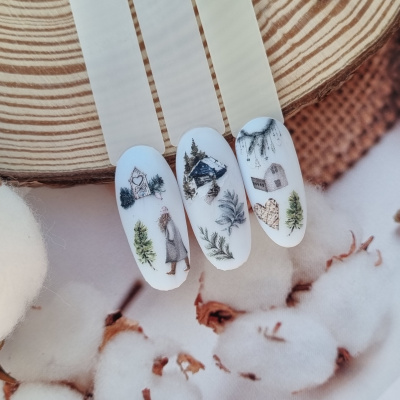Слайдер-дизайн Winter mood из каталога Цветные на любой фон, в интернет-магазине BPW.style