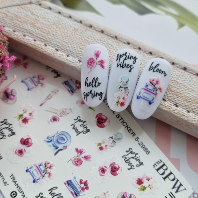 Слайдер-дизайн Spring mood из каталога Цветные на любой фон, в интернет-магазине BPW.style