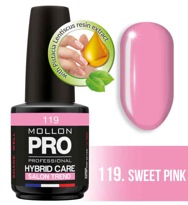 Гель-лак для ногтей HYBRID CARE SALON TREND UV/LED №119 из каталога Гель-лак Mollon Pro, в интернет-магазине BPW.style