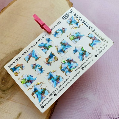 Слайдер-дизайн SPARKLE Marble морской из каталога Слайдеры SPARKLE, в интернет-магазине BPW.style
