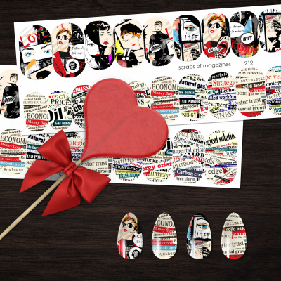 Термопленка Scraps of Magazines из каталога Пленка BPW, в интернет-магазине BPW.style